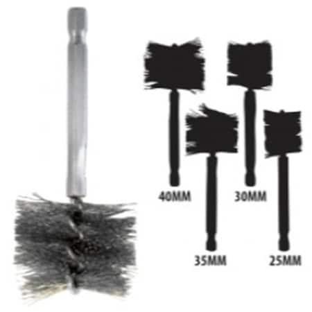 Gizmo 4 Piece Stainless Steel XL Brush Set, 4PK GI279135