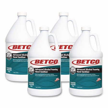 Betco Clario C3 Advanced Alcohol Foaming Sanitizer, 1 gal Bottle, Citrus Scent, 4PK 7950400