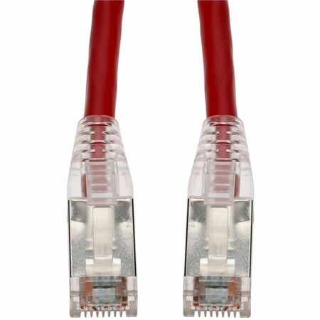 Add-On 10FT RJ-45 MALE TO RJ-45 MALE SHIELDED STRAIGHT RED CAT6 STP PVC COPPER PATC ADD-10FCAT6S-RD-TAA
