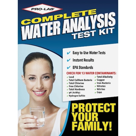 Pro Lab Instant Results Total Water Quality Test Kit TW120
