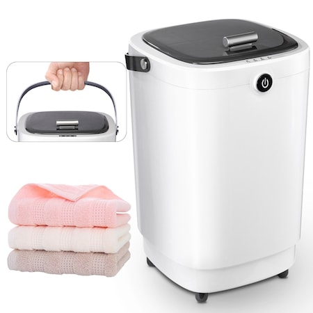 Edendirect Electric Towel Warmer Bucket in White, 20L Capacity, with Timer, Portable Towel Warmer for Bathroom ZR-MJT-GRAY