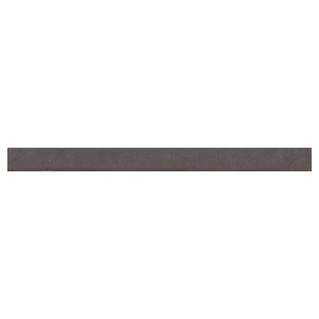Ackland Gravina Shadow 1.8 in. x 24 in. Concrete Look Matte Porcelain Bullnose Tile Trim, 14PK AKNPTGRASHAD1.8X24M-BN