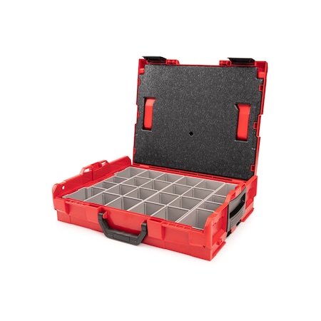 Tekton Shallow Stacking Tool Box, L-BOXX 1 with 4-Piece  Organizer Bin Set and Lid Insert OLB91013