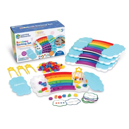 Learning Resources Rainbow Sorting Set Classroom Edition LER3379