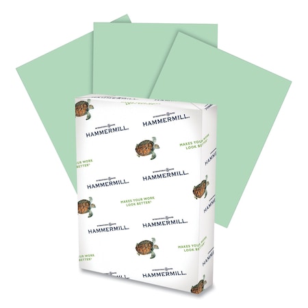 Hammermill Colors Print Paper, 20 lb Bond Weight, 11 x 17, Green, 500PK 102186