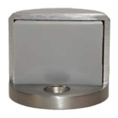 Global Door Controls Wall Door Stop in Brushed Chrome TH1100-WS-US26D