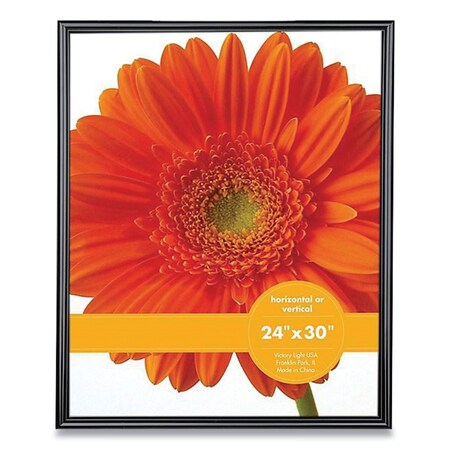 Victory Light Plastic Poster Frame, 24 x 30 Insert, Black VF0023B.2430