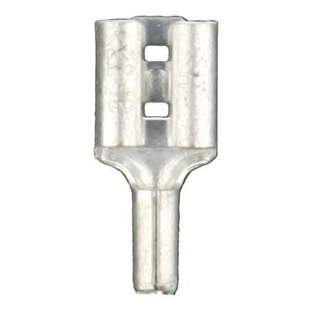 Metra Electronics 0.250 in. 22-18 Gauge Uninsulated Female Quick Disconnect Connectors METURFD250