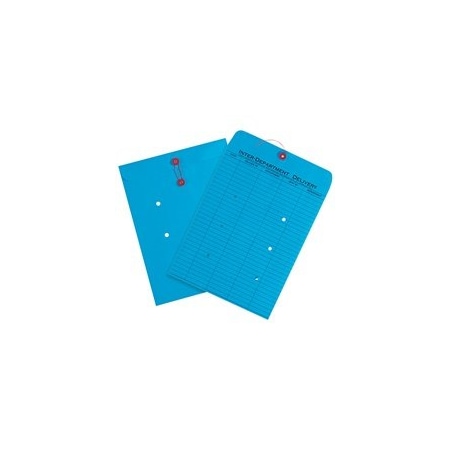Bubblefast 100-10 x 13'' Blue Inter-Department Envelopes, 100PK BFEN1097
