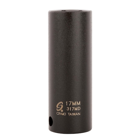 Sunex 3/8 in Drive 17Mm Deep Impact Socket 317MD