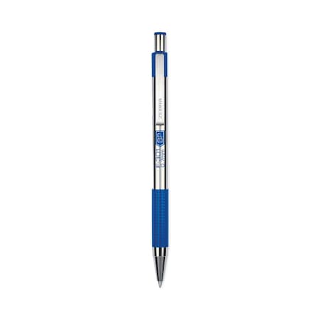 Zebra Pen Ballpoint Pen, Retractable, Fine, Blue, PK2 27122