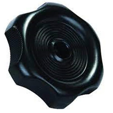 Gardencontrol Window Knob with 0.5 in. Shaft, Black GA2110178