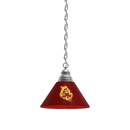 Holland Bar Stool Co Arizona State Pendant Light, Chrome Fixture, Sparky Logo BL1CHArizSt-S