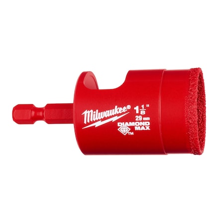 Milwaukee Tool 1-1/8 DIAMOND MAX Hole Saw Bit 49-56-0518