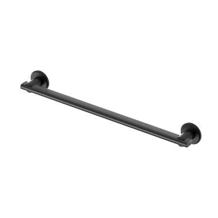 Gatco Locke 24 in Grab Bar, Matte Black 652MX