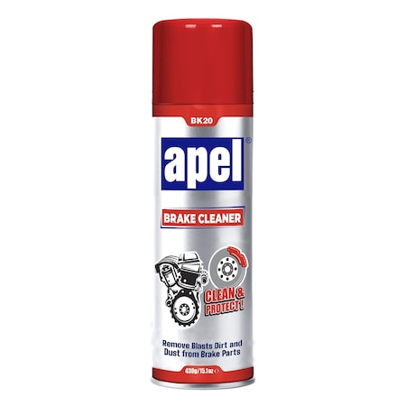 Apel BK20 Brake Cleaner Non-Chlorinated Brake Parts Cleaner for Disc, Pads, Calipers 15.1 fl oz BrakeClean-BK20-1pk