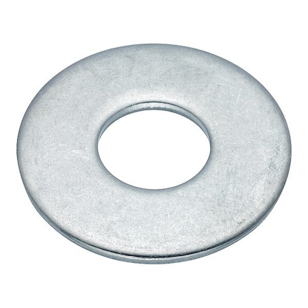 Zoro Select Flat Washer, For Screw Size 9/16 in , Aluminum Plain Finish, 5 PK WASB91RAL