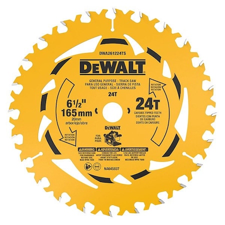Dewalt Track Saw Blade DWA261224TS
