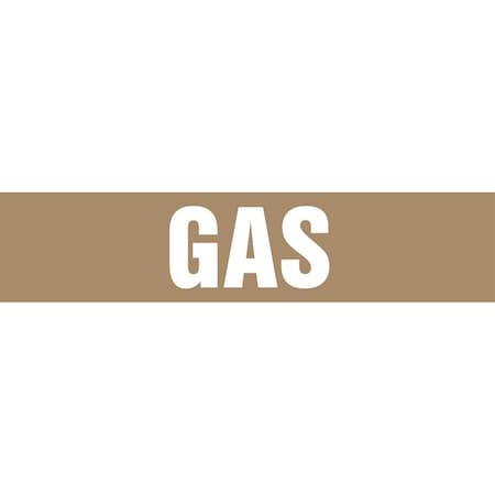 Accuform ASME ANSI PIPE MARKER GAS RPK347STB