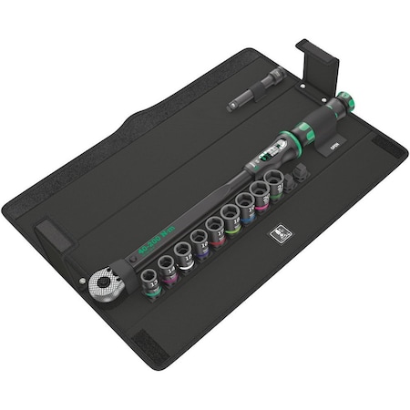 Wera Click-Torque C 3 set 2 for cement screwdriving, 40-200 Nm, 11 pieces 5075681001