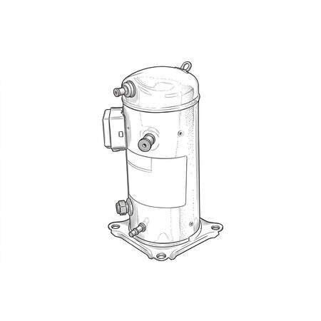 Copeland 230V 3ph 37,000BTU R22 COMPR ZB38KCE-TF5-950