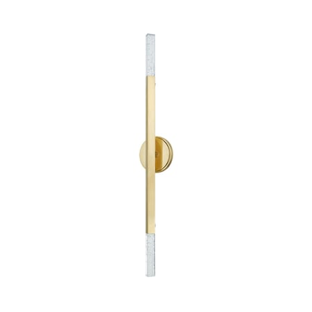 Corbett Lighting Strasbourg Integrated LED Wall Sconce in Vintage Brass 501-02-VB
