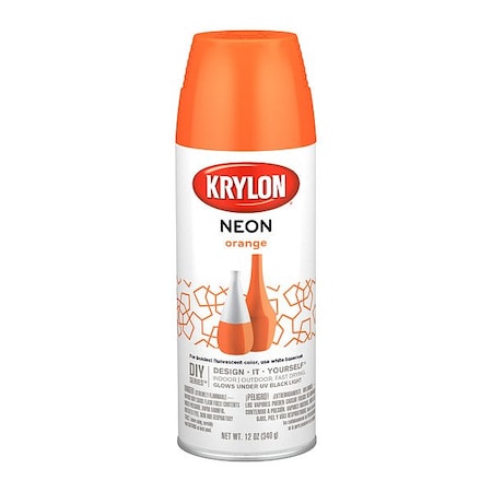 Krylon Spray Paint, Orange, 16 oz K09072007