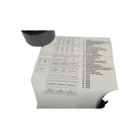Cnh DECAL, CNH OEM 226302A1 226302A1