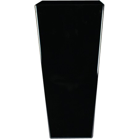 Myers Cascade 12'' Black Onyx Square Planter CAS12000P26