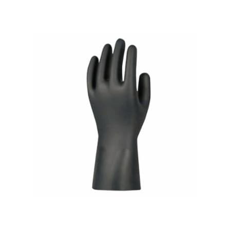 Showa N-DEX 9700 Series Disposable Nitrile Gloves, Powder Free, 6 mil, Large, Black 845-9700PFL