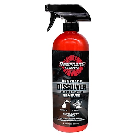 Renegade Products Usa Dissolver Polishing Compound Remover 24 Oz. LFGRPCLRDS24OZ