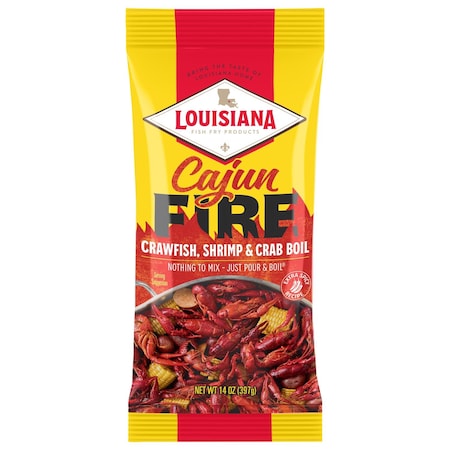 Louisiana Fish Fry Seafood Boil - Cajun Fire Seafood Seasoning 14 oz 57