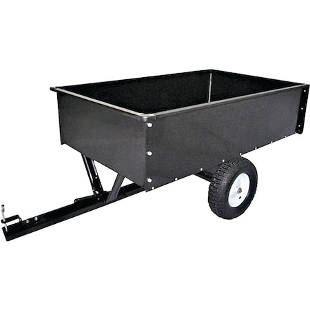 Vulcan Dump Cart, 1500 lb, 58 in L x 14 in W x 34 in H in Deck, Steel Deck, 2Wheel, Pneumatic Wheel YTL-003-147
