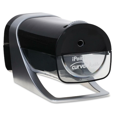 Westcott Pencil Sharpeners, iPoint Curve AXIS - Multi Pencil Sharpener - Black 15511