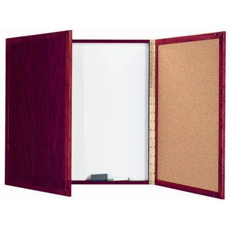 Aarco Enclosed Melamine Planning Board, 36''X36''Wx3''D MP-36