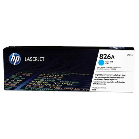 Hp 826A (CF311A) Cyan Original LaserJet Toner Cartridge (31,500 Yield) CF311A