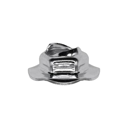 Auveco Thread Cutting Nut 6.3mm Stud Size - Zinc, 50PK 12117