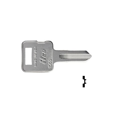 Ilco Unican Caterpillar Key Blanks, 10PK 1560