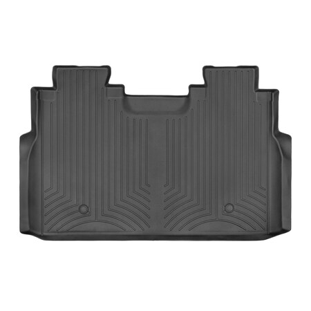 Weathertech Black, Rear FloorLiner for Vinyl Floors 4410125V