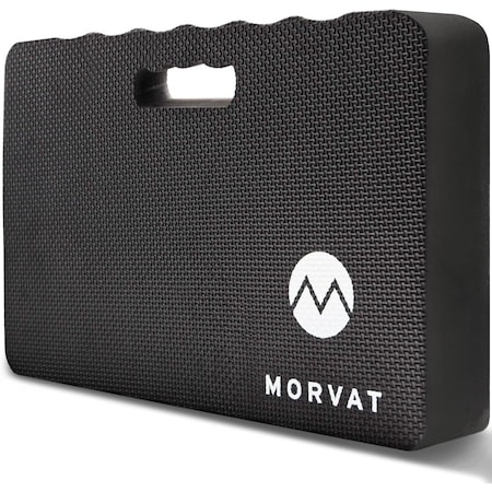 Morvat High Density Gardening Kneeling Pad, Soft EVA Foam, 17.5x11x1.5in Black MOR-GKP-B-A-stickerless