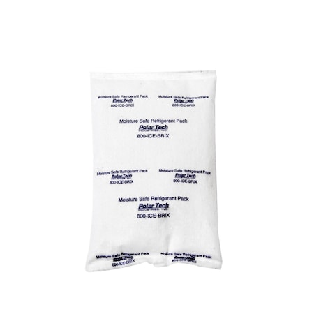 Polar Tech Industries Cold Pack, 8 in L, 6 in W, 1 1/4 in H, 24 oz Weight, 6 PK TP 24/MS