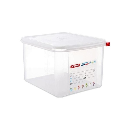 Araven Food Pan With Airtight Lid 1/2 Size 8" D 03035