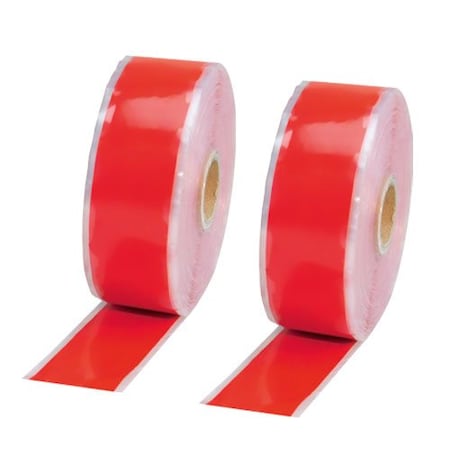 Flexa Gmbh FLEXAhightemp wrapping tape, 25 mm width, red 2061.898.025