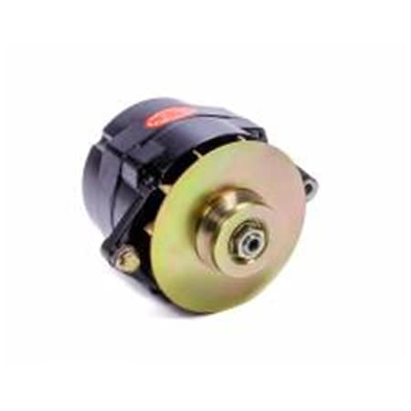 Powermaster 140A Delco 12SI One Wire Alternator, Black PWM57294