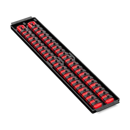 Ernst Manufacturing SocketTray, Red, Plastic, 195/8in, 1PK 8452