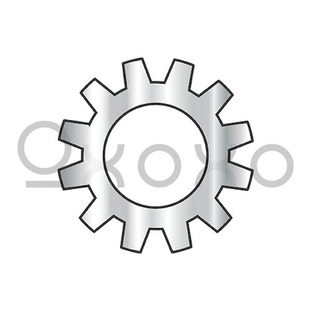 Oxoxo #6 Military External Tooth Lock Washer DFAR 410 Stainless Hardened and Passivate, 5000PK 478453