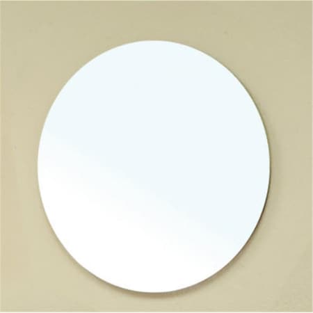 Comfortcorrect 27.6in. x 27.6in. x 2in. Round Woods Frameless Bathroom Mirror CO46559