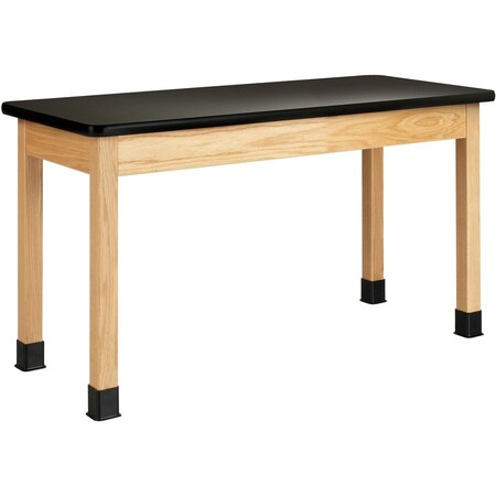 Diversified Spaces Rectangle Table, 54" W, 56" L, 36" H, HPL, black P720LBBK36N