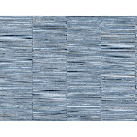 A-Street Prints Jenga Blue Striped Column Wallpaper 2988-70602