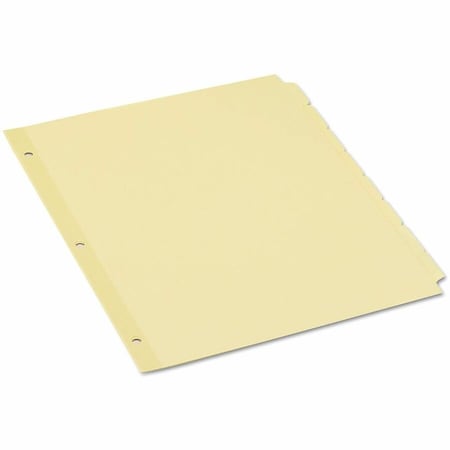Universal Universal Economy Tab Dividers, 8-Tab, Letter, Buff, 24 Sets/Box UNV20846***